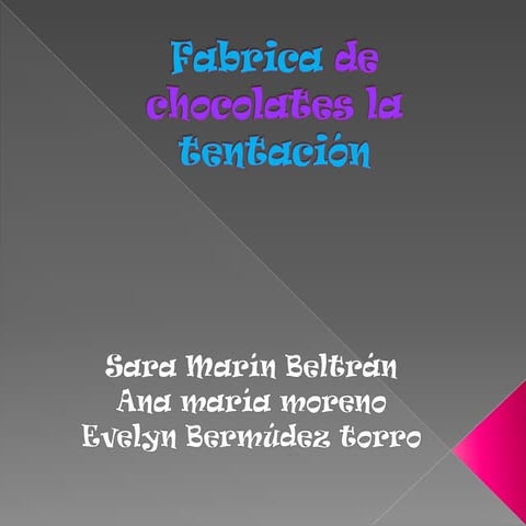 Fabrica de chocolates la tentación nuevo no borrar