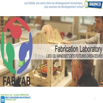 Fabrication laboratory lieu du mind set futurs createur_brenco-algerie.com