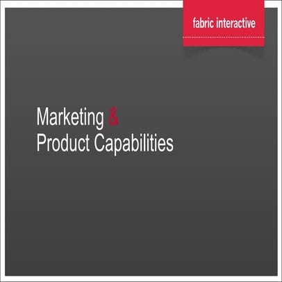 Fabric capabilities overview-090110
