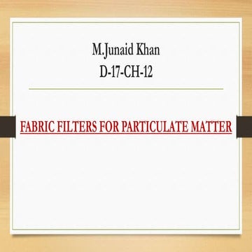 Fabric filter/Bag House