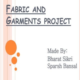 Fabric & garment  sewing machine