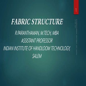 FABRIC STRUCTURE PART 3