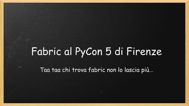 Fabric Python Lib