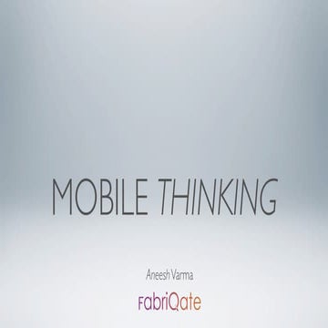 FabriQate - Mobile Thinking - Apps and Marketing