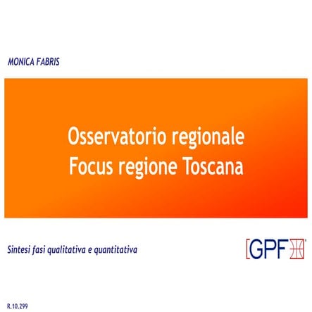 MONICA FABRIS - Internet Better Tuscany - 5 Maggio 2011