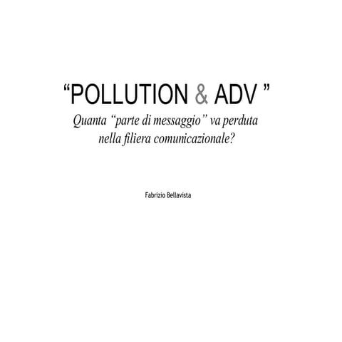 Fabrizio Bellavista - Adv Pollution