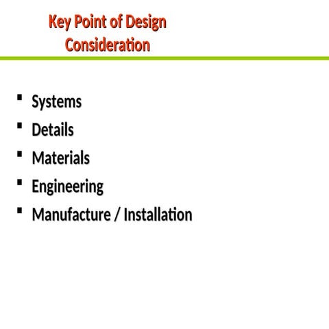 The Facade design workshop presentations