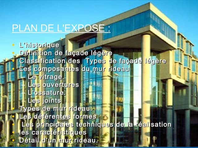 Facade légére 01