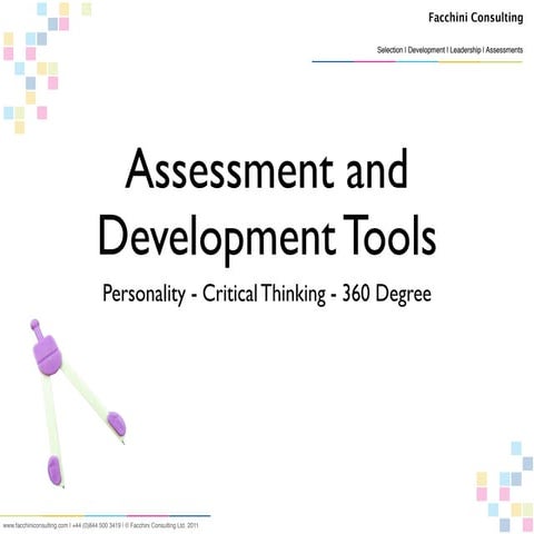 Facchini Consulting - Assessments Overview