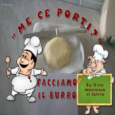 Facciamo il burro PPT