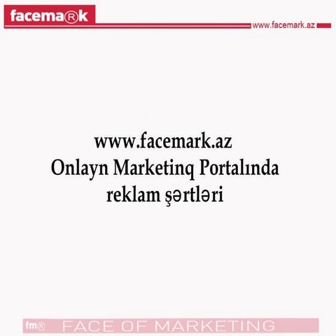 Faceamark.az reklam şərtləri