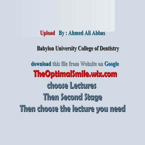 Anatomy of  Face and scalp