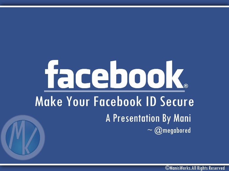 Make Your Facebook ID Secure