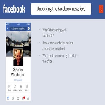 Unpacking the Facebook newsfeed algorithm