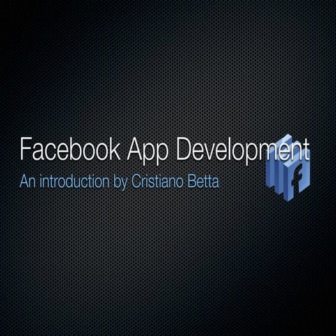 Facebook App Development