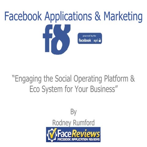 Facebook  Applications And  Ecosystem  Face Reviews