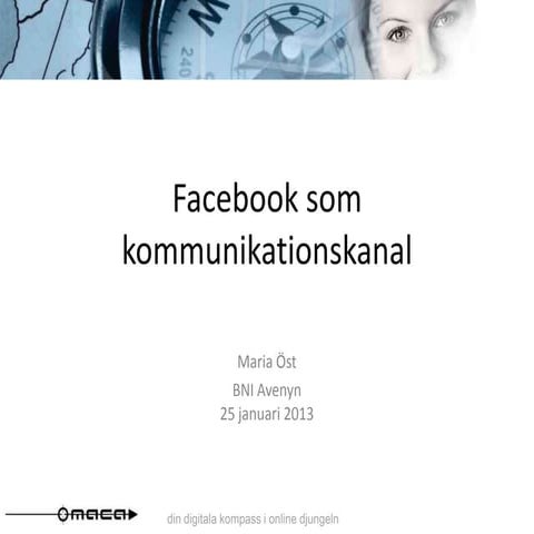 Kort om Facebook för BNI Avenyn