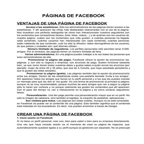 Manual Facebook #EmprendEnRed