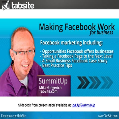 Facebook Marketing - Growing Fans, Capturing Leads...A Facebook Sales Funnel ...