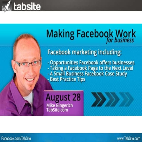 Facebook marketing for Small Business