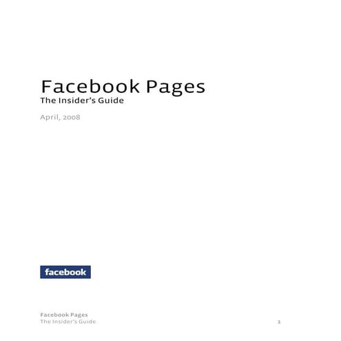 Facebook  Pages  Insider