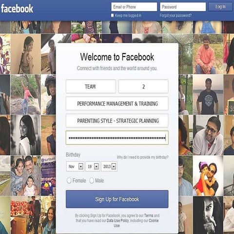 Facebook - Strategic Planning