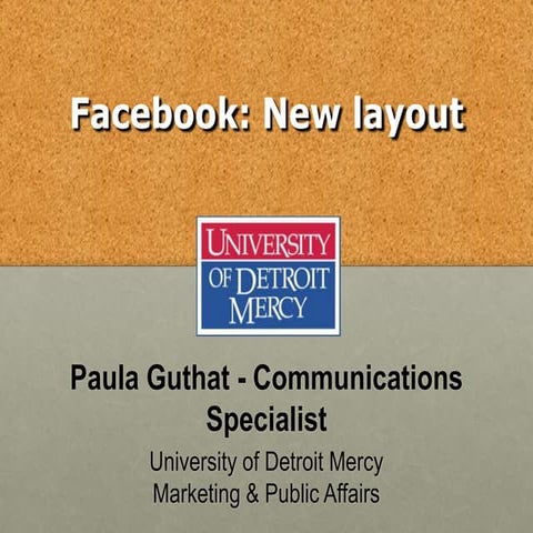 Facebook user group march13