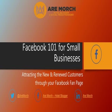 Facebook 101 for Small Businesses