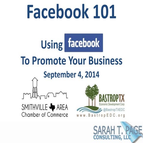 Using Facebook To Promote Your Business