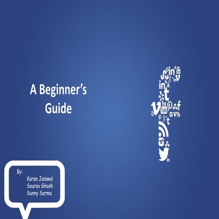 Facebook a Beginner's Guide