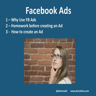 Why use Facebook ads ? 