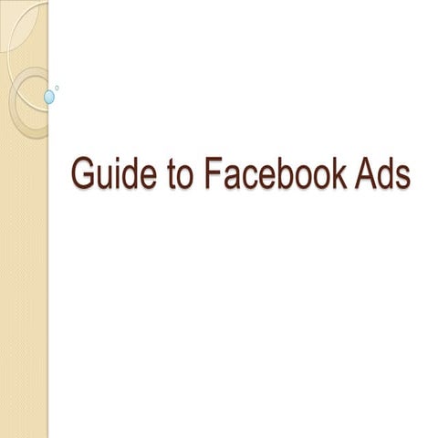 Facebook ads | PDF