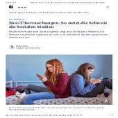 Facebook & Co. – Zwei Überraschungen_ So nutzt die Schweiz die Sozialen Medie...