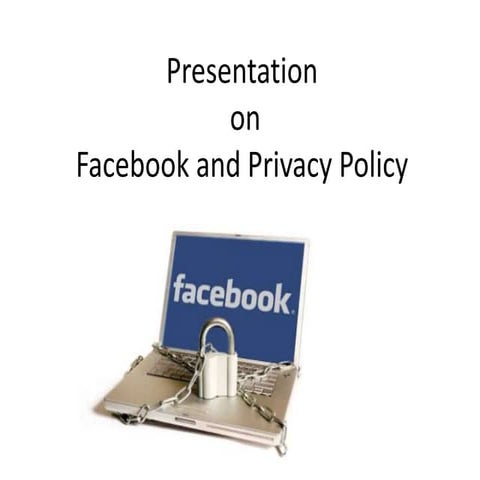 Facebook and privacy policy