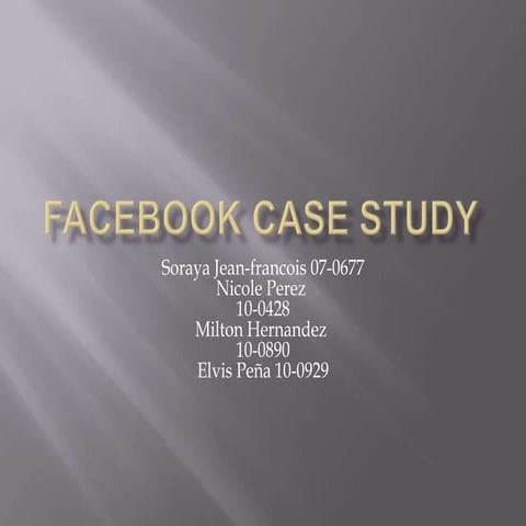 FACEBOOK IT'S ABOUT THE MONEY | DOCX
