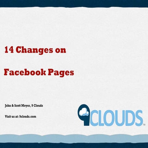 14 Changes on Facebook Business Pages
