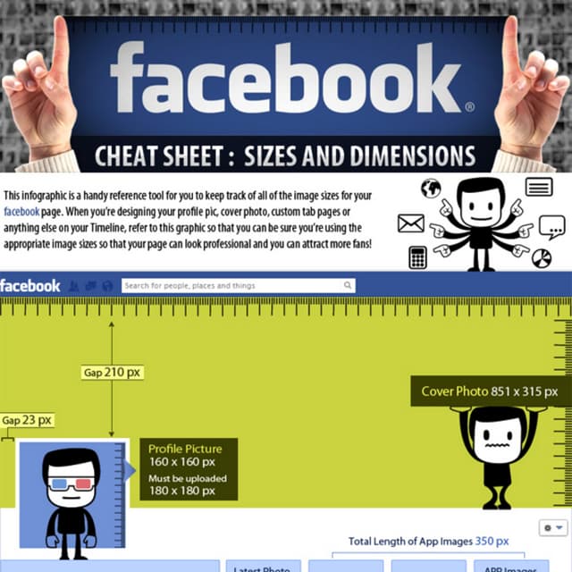 Facebook Cheat Sheet: Size and Dimensions