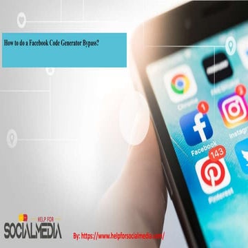 Facebook code generator bypass