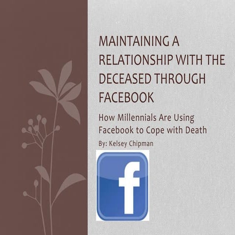 Facebook & death research powerpoint