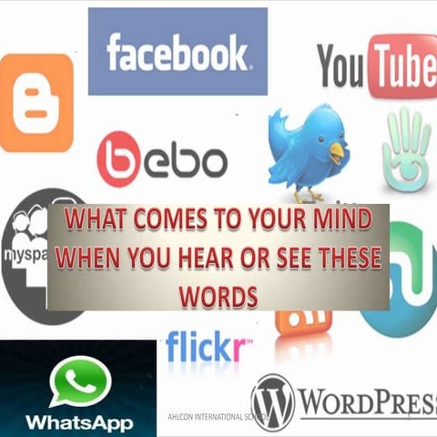 Presentation on the optimal usage of facebook