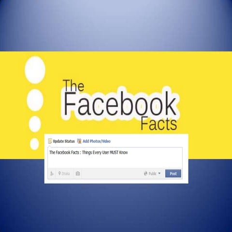 The Facebook Facts : Things Every User MUST Know