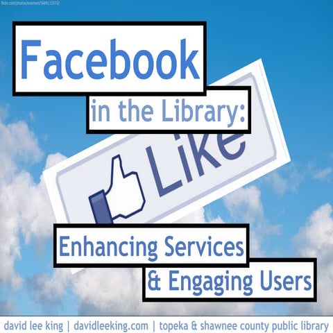 Facebook in the Library Workshop