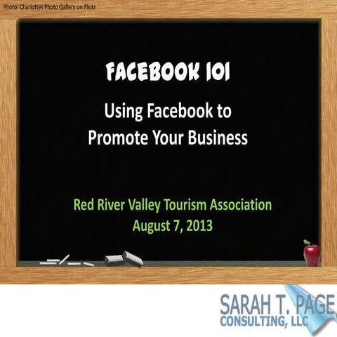 Facebook 101: Using Facebook To Promote Your Business