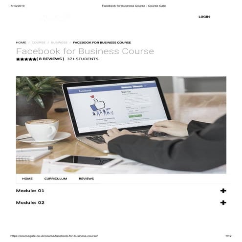 Facebook for Business Course - Course Gate