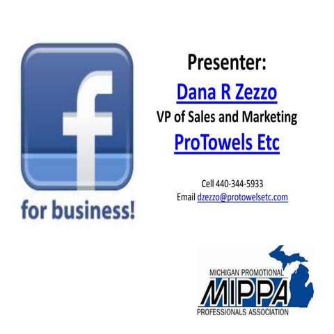 Facebook for business mippa webinar fall 2011