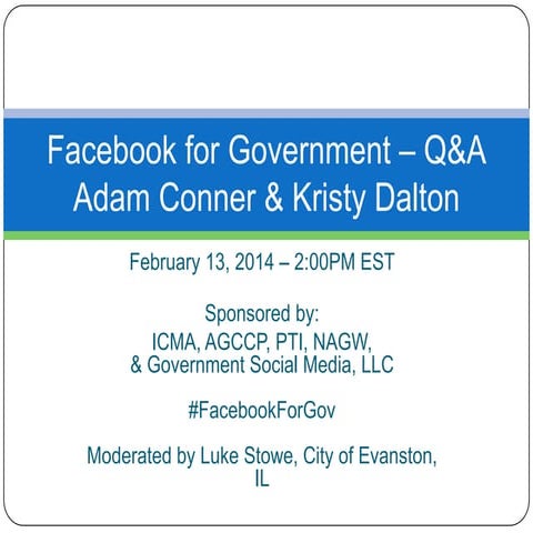Facebook for Government – Q&A