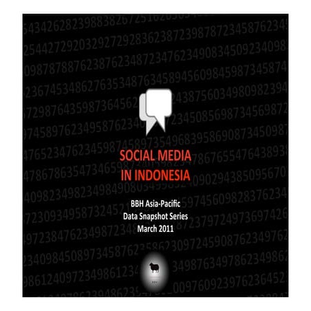 Social Media in Indonesia - March 2011 Data Snapshot