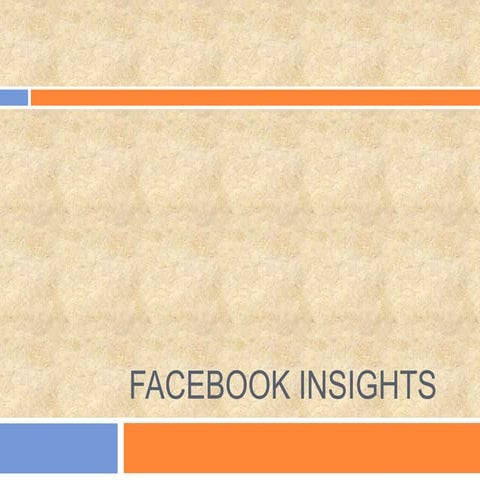 Facebook insights (jan 2014)