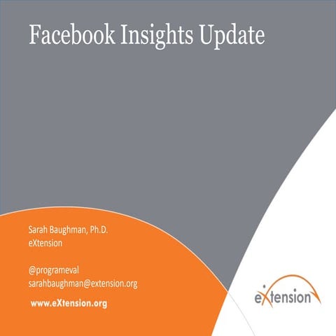 Facebook insights update nex conf