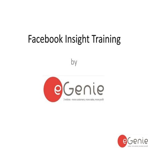 Facebook Insight training